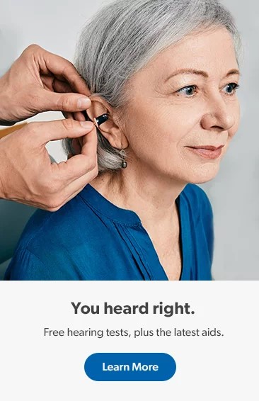 Get free hearing tests, plus the latest aids. Learn more.
